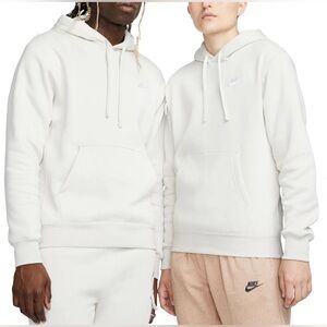 Nike Sportswear Club Fleece Men’s Pullover Hoodie Size L Light Bone BV2654-072